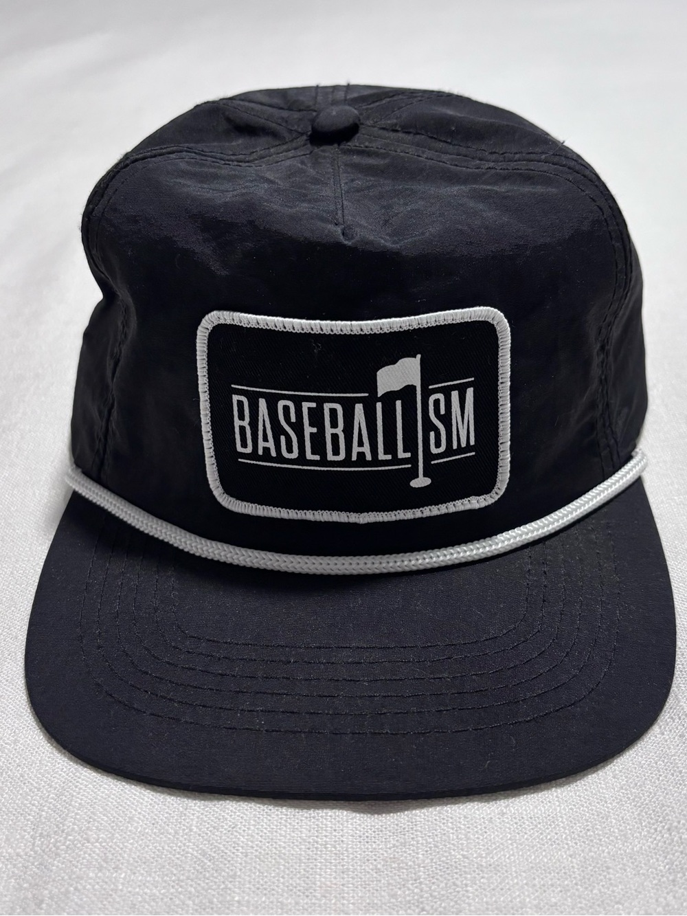 Baseballism Golf Snapback Rope Hat | Black | One Size